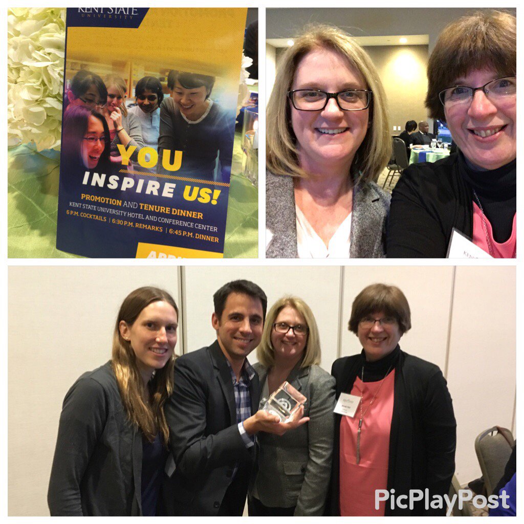 WendyTietz's tweet photo. At Promotion and Tenure Dinner @dspake_spake #kentstate @KentStateCOBA @NadiaStanley28 @ShawnRohlin https://t.co/rEOD8Z61Yt