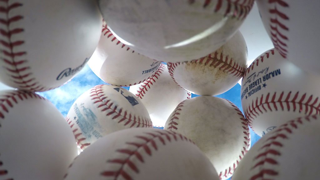 MLB's tweet photo. Blue skies and baseball. https://t.co/IRI1STIoJW