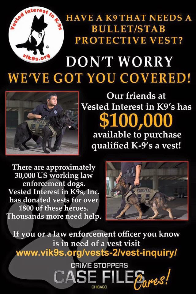 Leistunghund's tweet photo. Attention K9 handlers.. Please pass along to anyone who needs a vest👍💙 https://t.co/I9BsneGo0a