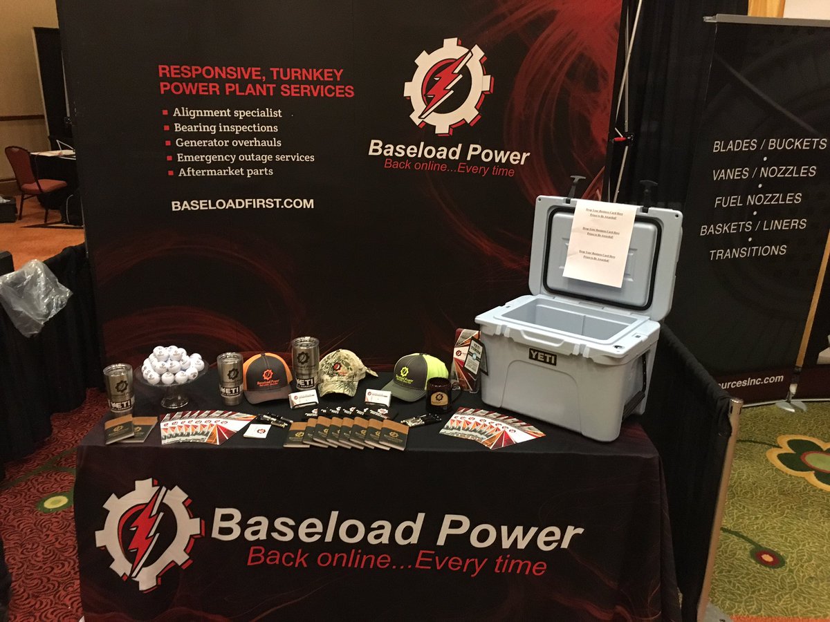 Baseloadfirst's tweet image. All set up at #CTOTF