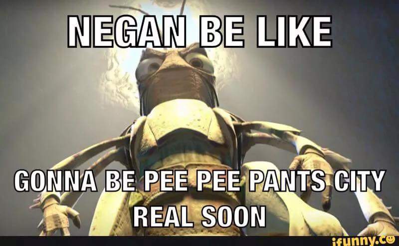 VirginiaZORT's tweet photo. #peepeecity #Negan #bugslife #twd https://t.co/NP9cCPXV6r
