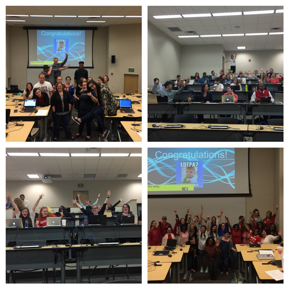 wetherington71's tweet photo. Columbus State University's Spring 2016 edTPA Submission Celebration! 👏🏻 Priceless moments! #edtpa2016 #betheone https://t.co/xARG1ieRiz