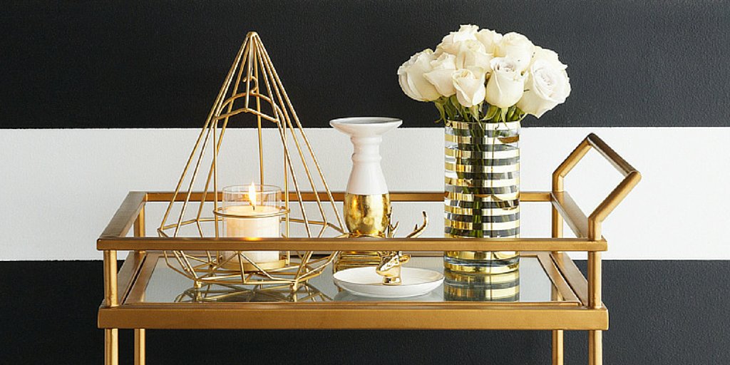 WalmartCanada's tweet photo. Sophisticated bar carts can double as side tables and storage in almost any room in the house. #timetorefreshcontest https://t.co/nQOwVWCtNB