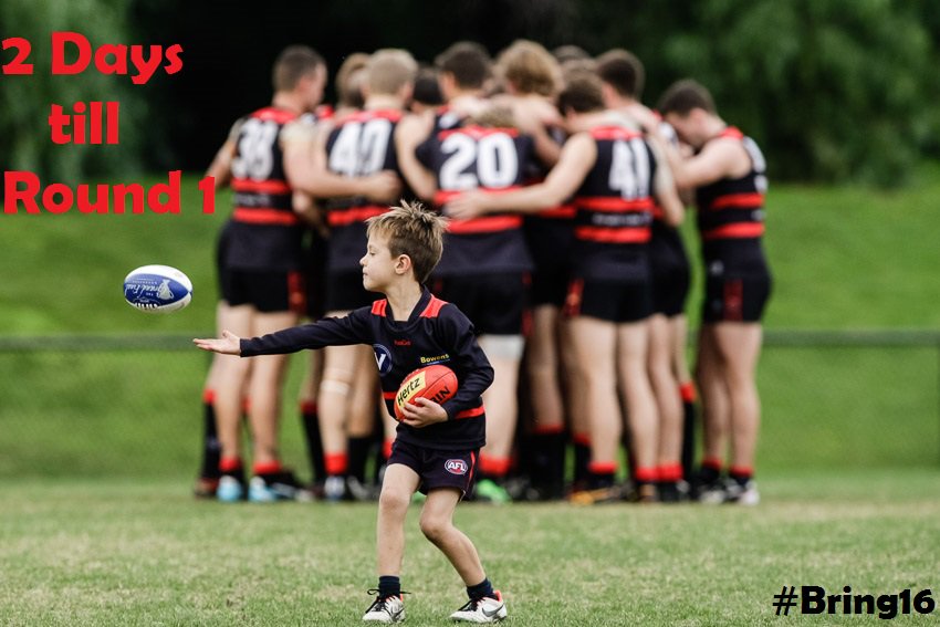 OldXavsFC's tweet photo. Men, Women & Children, tonight we join at Toorak Park for the final training session before Rd 1. #Bring16 @VAFA_HQ https://t.co/FXNVo9v0l2
