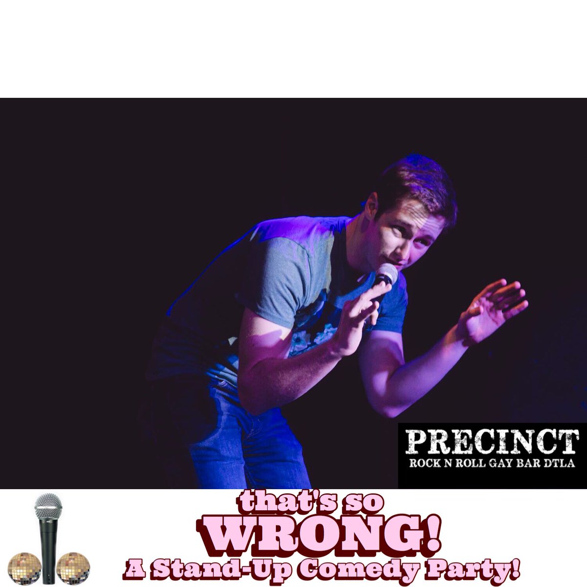 WrongComedyLA's tweet photo. @connormcspadden killing with stories of anal virginity lost, to a woman no less! Next show 4/27 9:30 @precinctdtla https://t.co/dguvXbCLMN