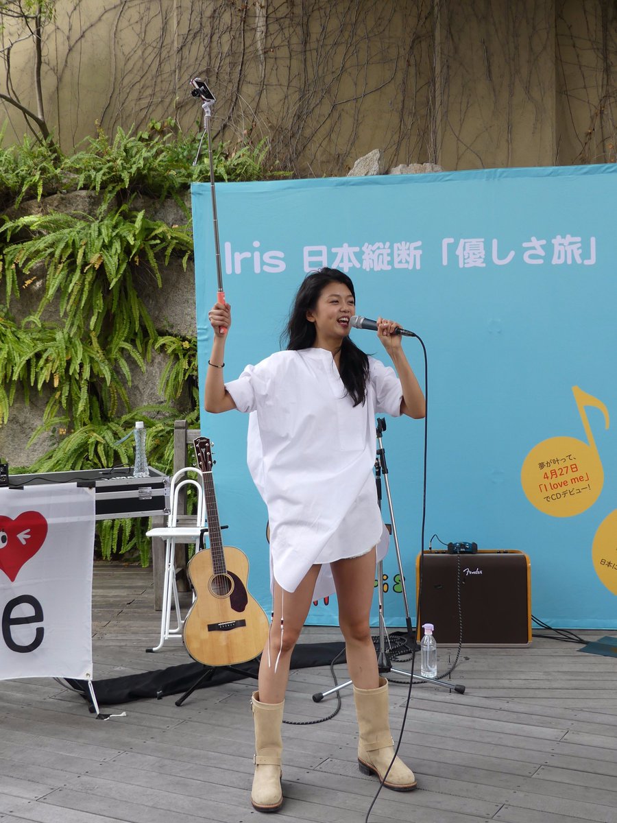 らふた 16 4 9 日本縦断 優しさ旅 再会の旅 神戸ハーバーランドumie Iris アイリス 画像 白い衣装で新曲披露 スタイル抜群です Cdデビュー 世界番付 日本縦断ヒッチハイクの旅 アイリス Iris T Co 8wy6hek2v5