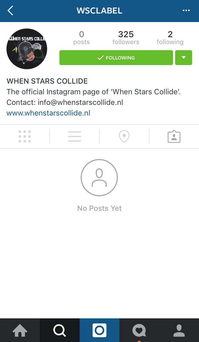 Follow our project on Instagram #wsc #whenstarscollide