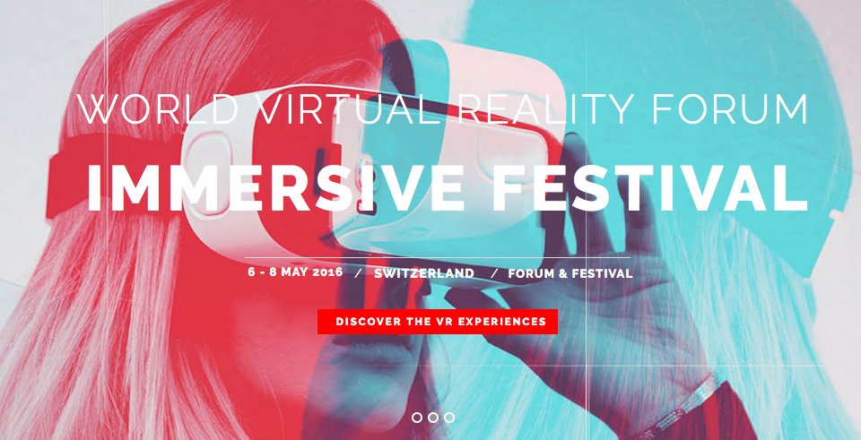 Amcsti's tweet photo. Un nouvel évènement dédié à la réalité virtuelle et augmentée : @WorldVRforum #WVRF2016 https://t.co/auLFyKMRkB https://t.co/97ld3zbGvM