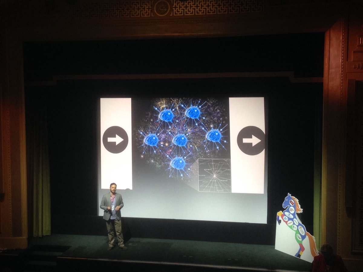 Silverman_R's tweet photo. The stage is set & our very own @mikepinions is talking about Collective Intelligence in Organisations #CSWGlobal16 https://t.co/uFmUfzIjDa