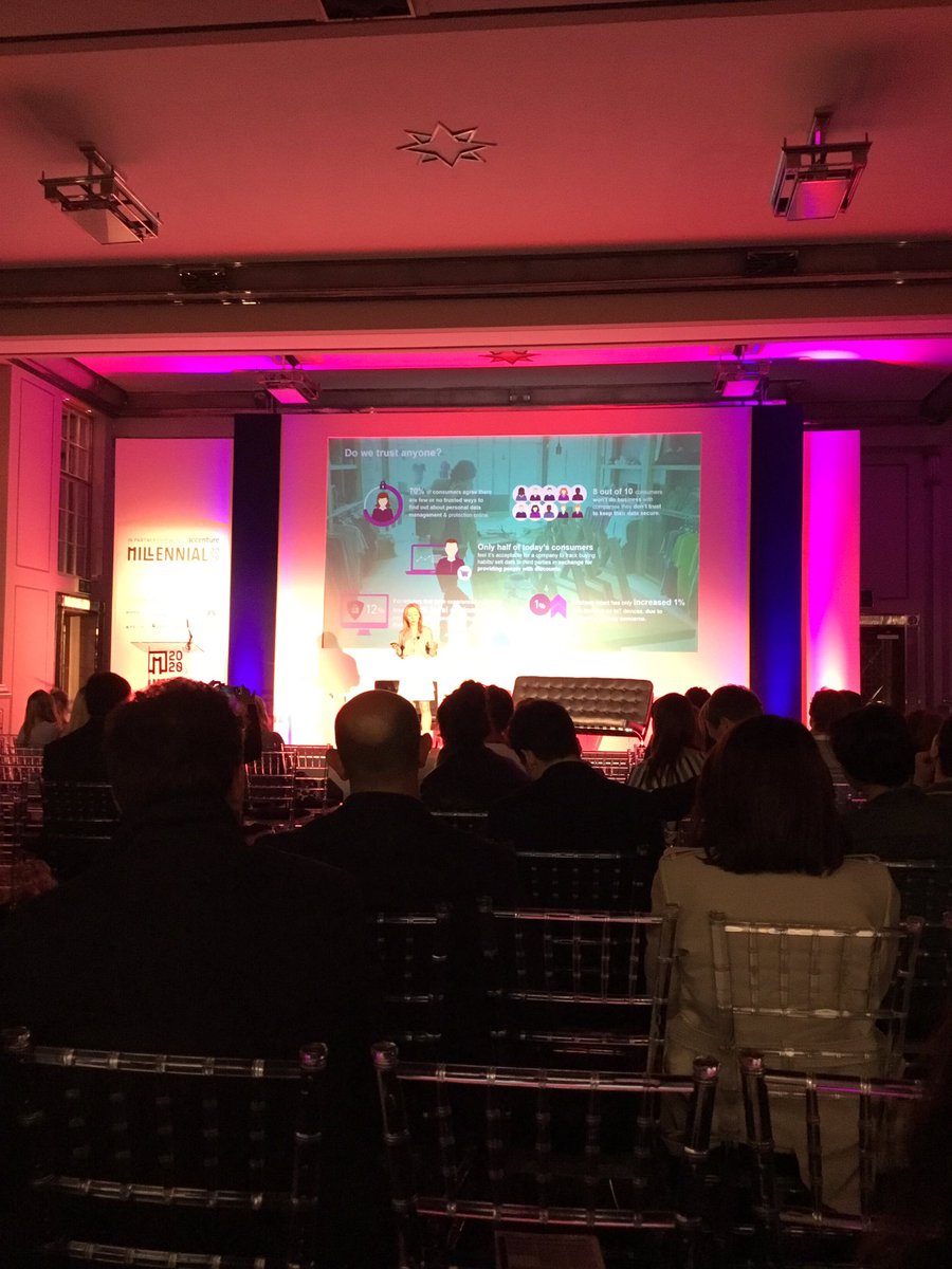 nickybarnett's tweet photo. @rachelebarton1 asks #M2020 conference a big question 'Do we trust anyone in today's marketplace?' @AccentureStrat https://t.co/szDlTdVGG3