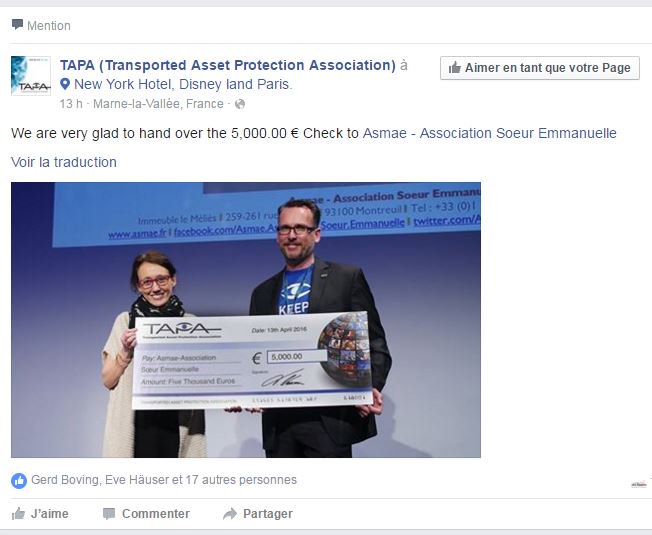Asmae_ONG's tweet image. #TransportedAssetProtectionAssociation, thank you !.This grant will allow us to continue to help children in need.
