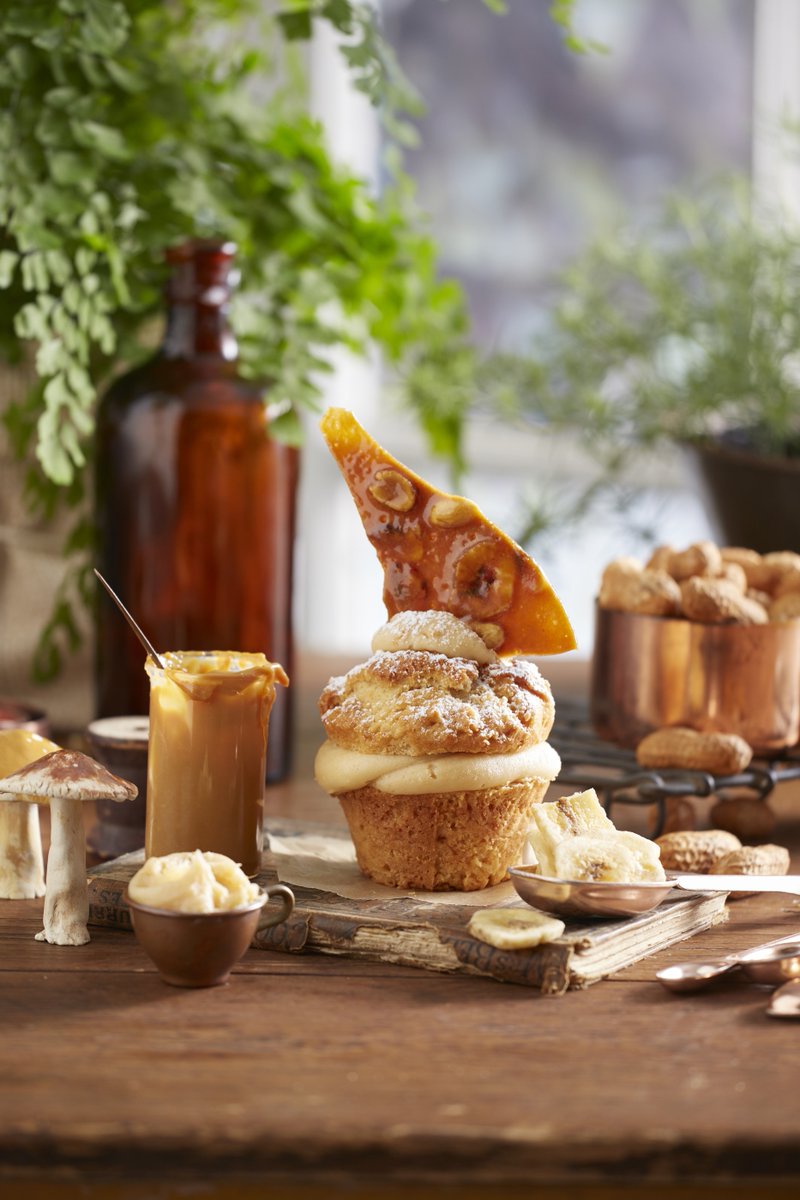 TrinityLeeds's tweet photo. Introducing the Peanut Butter, Caramel and Banana muffin at @muffinbreakuk #Trinityleeds! This is next level, folks! https://t.co/07G7XMQcOs