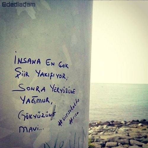 sedefdemircan44's tweet photo. İnsana en çok şiir yakışıyor,
Sonra yeryüzüne yağmur, gökyüzüne mavi 
Banada en çok sen yakışıyorsun aslında. https://t.co/6DguG3ZIWm