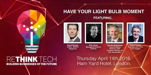 Brother_UK's tweet photo. #Rethinktech attendees – catch @PhilJones40’s talk on leadership and the changing role of today’s CIO https://t.co/mZa0X7SQVC
