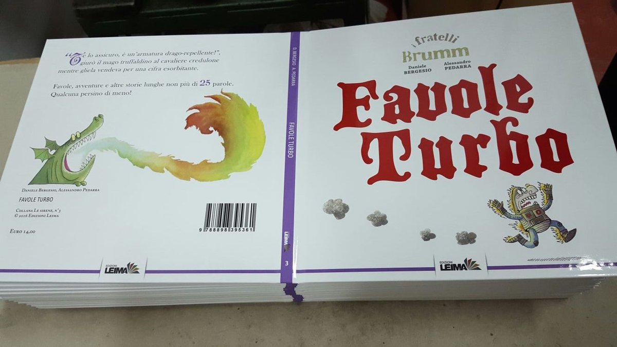 iguanadan's tweet image. COPERTINE PRONTE! Ora speriamo che le #FavoleTurbo camminino, e che non si sia stati troppo #imperfetti :)