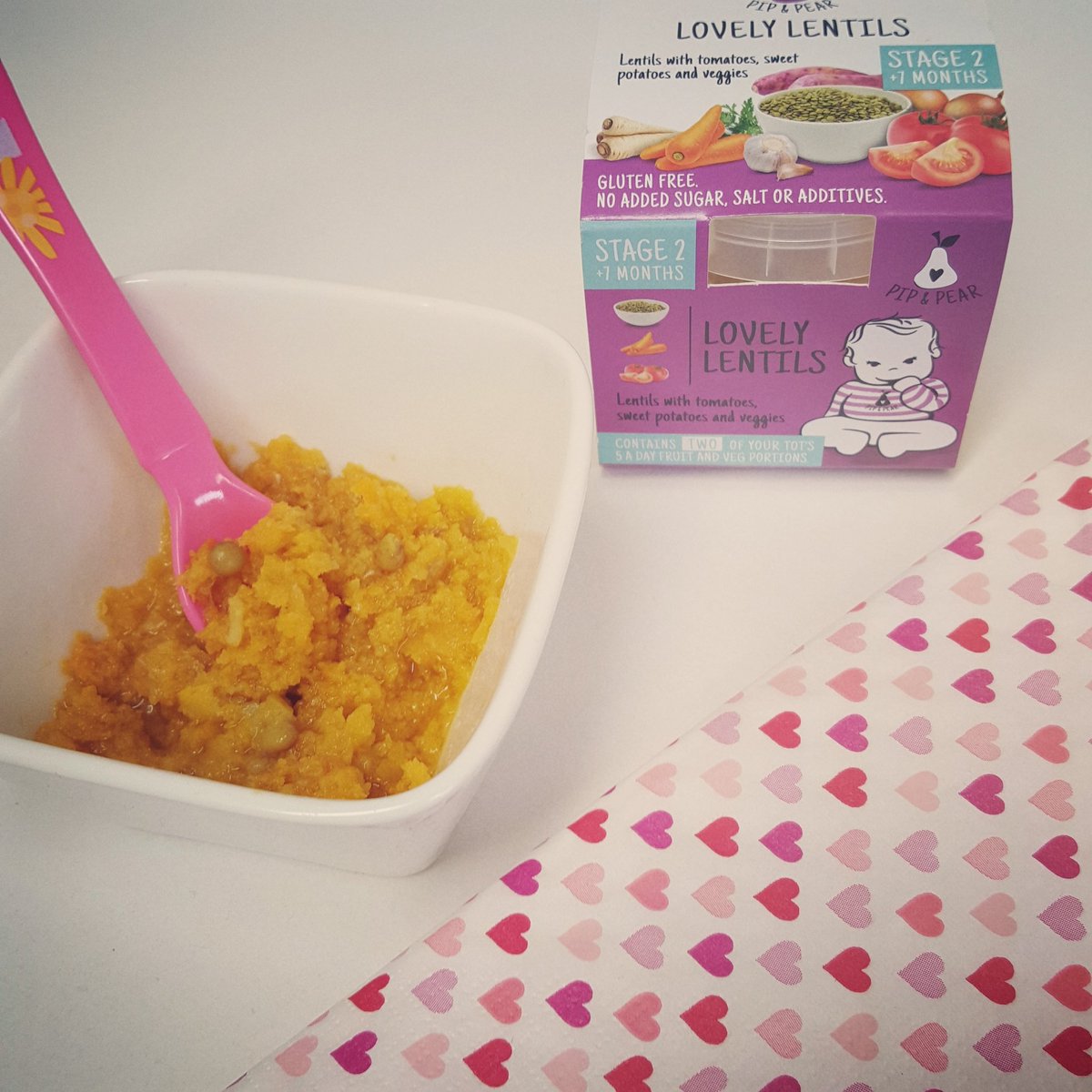 Our stage two Lovely Lentils is our tasty vegetarian option 👌 #babyfood #irishfood #nothingadded