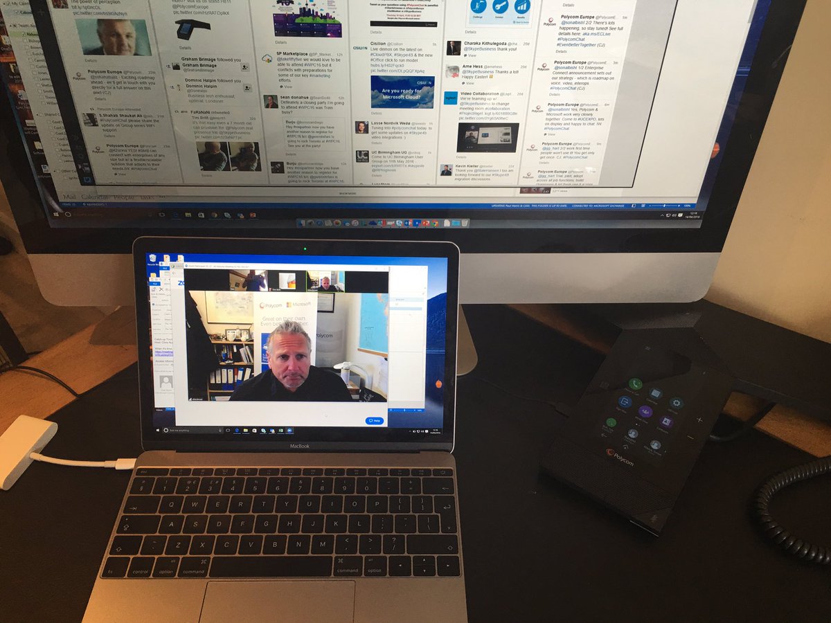 timbritt1's tweet photo. Better meeting experience on all platforms with @PolycomEurope trio #SkypeforBusiness #webex #zoom #talktopolycom https://t.co/VSTyl6d1ZC