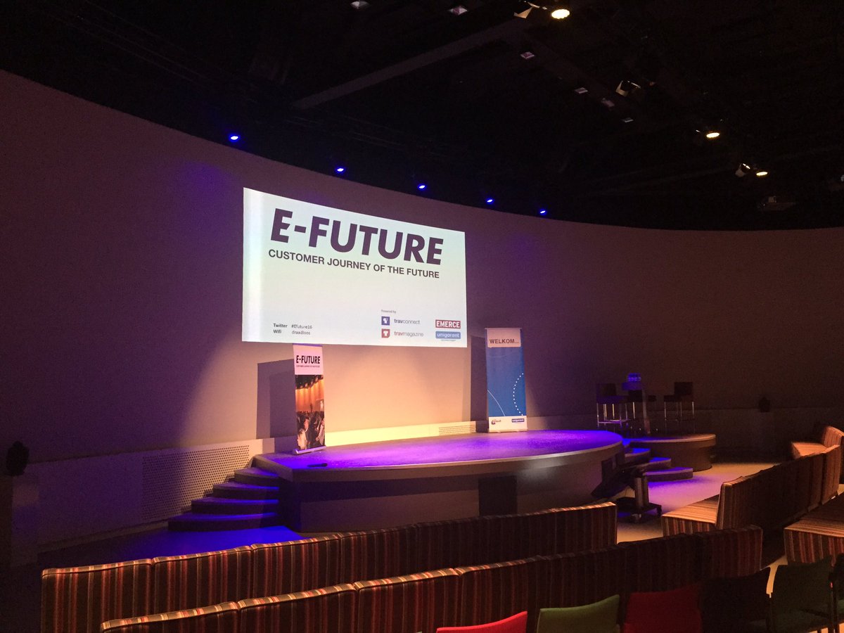 bimbimbikes's tweet photo. Minutes before the people enter the building! Ready for our Keynote #efuture16 @unigarantnl #foxtheater https://t.co/301l0iwotE