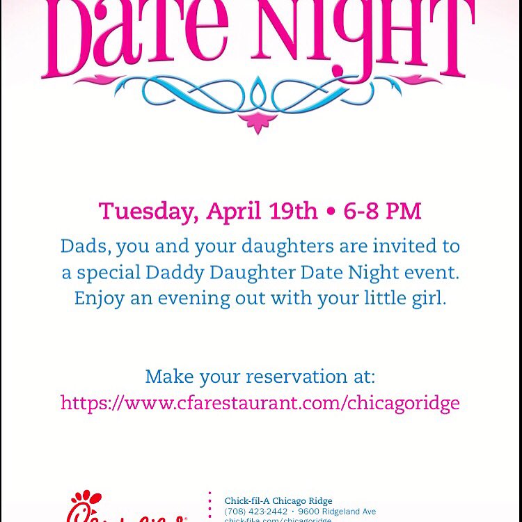 RSVP - Daddy Daughter Date Night - Special event for the special princess!