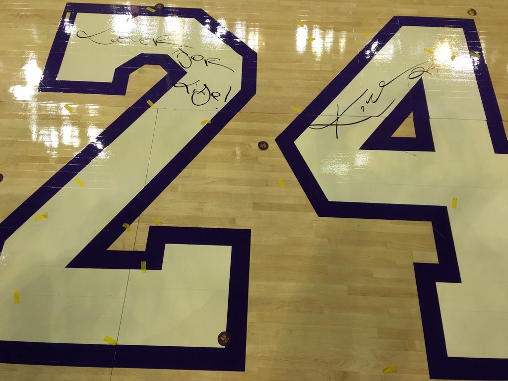 NBA's tweet photo. LAKER FOR LIFE - @kobebryant https://t.co/tqPILF8Vk1
