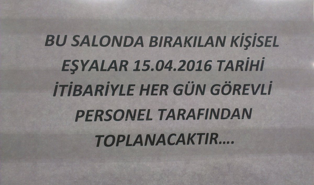 Kişisel eşyalarla yer ayırma yapmayalım, lütfen.... (Gülşen Gökçen Kütüphanesi)