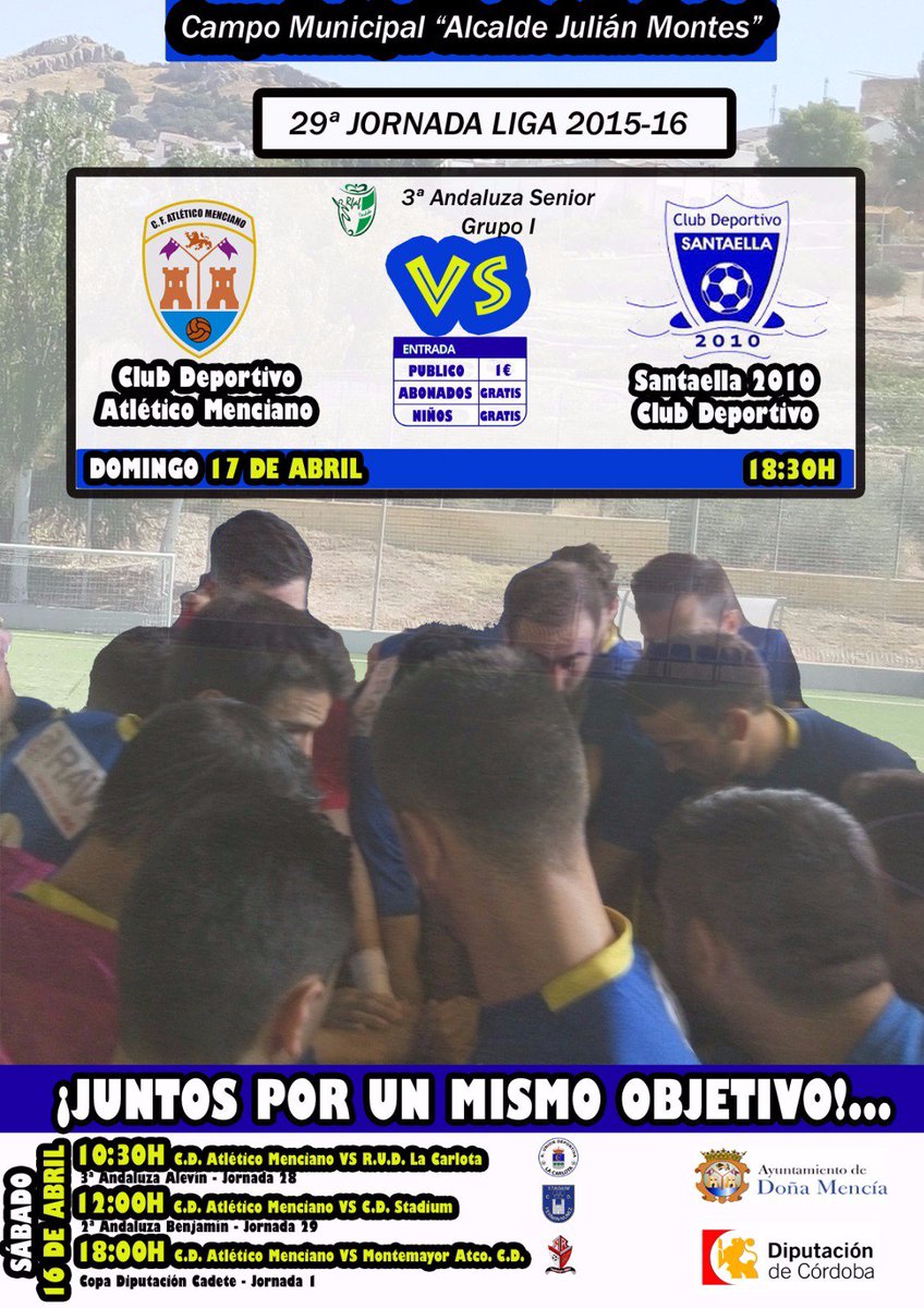 Se acerca un fin de semana decisivo, ultimo partido en casa y un objetivo en nuestra mente, TE LO VAS A PERDER?