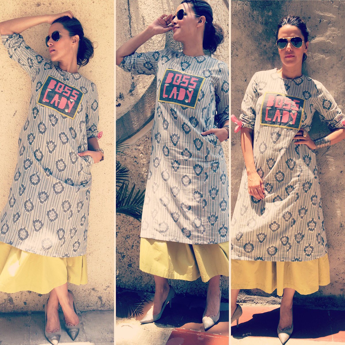 NehaDhupia's tweet photo. #bosslady #swag ... #promtions @santabantafilm #themerakiproject https://t.co/Bhxk9xcFoS