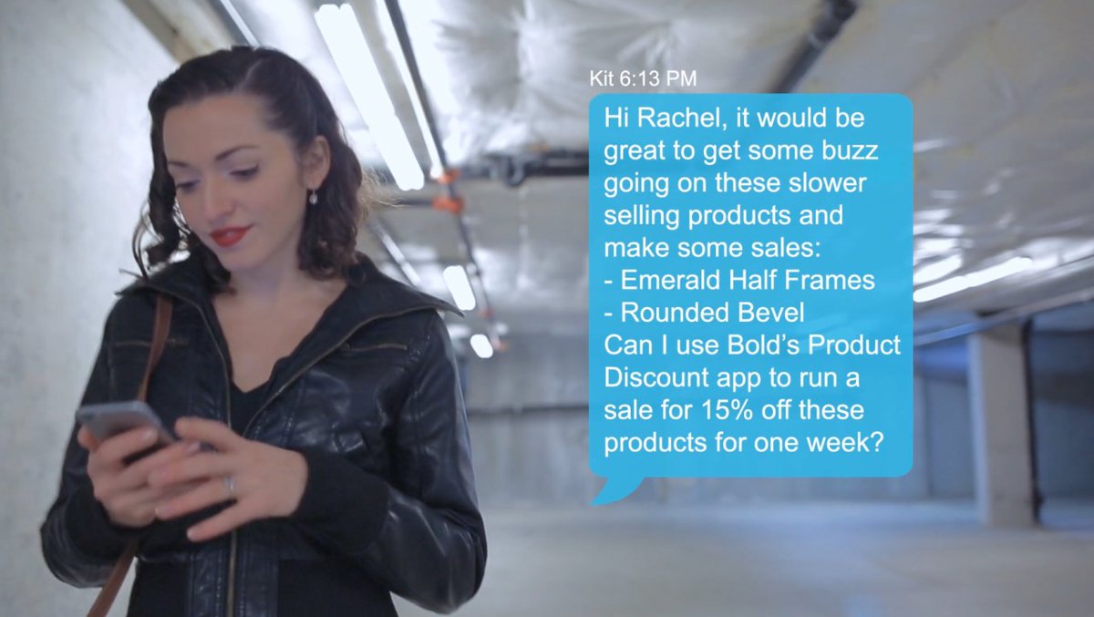 TechCrunch's tweet image. Shopify gets into chatbots with acquisition of Kit CRM tcrn.ch/23uYARn