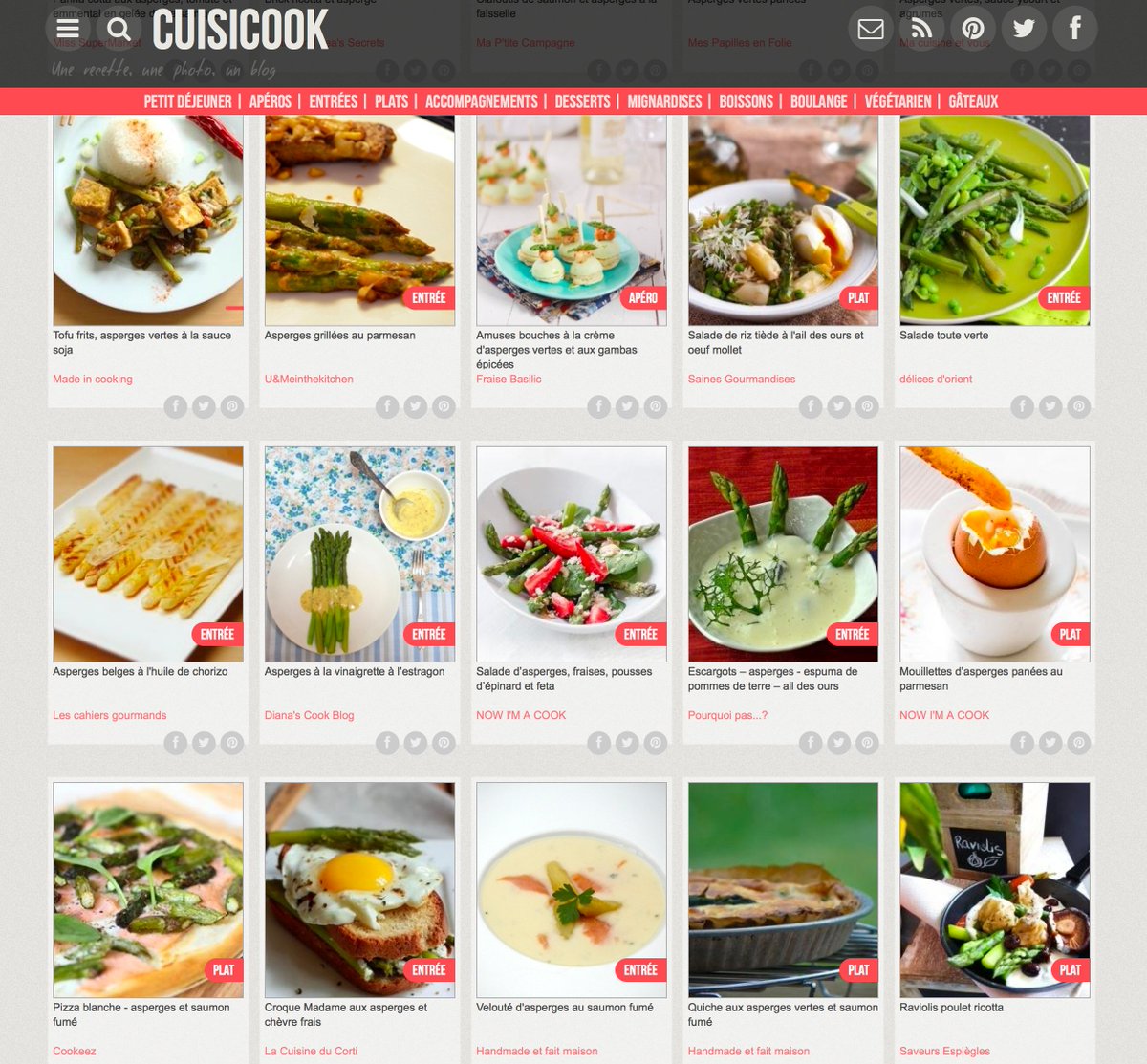 CuisiCook's tweet image. *MIAM du jour* C'est de saison! Plus de 250 recettes à base d'asperges... cuisicook.com/recherche?quer…