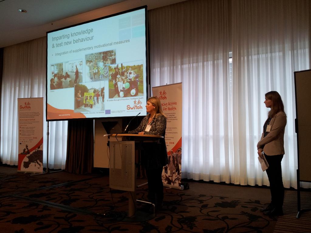 switchtravel's tweet photo. Mailin & Veronica are talking about how to develop targeted travel behaviour change campaigns #switchtravel https://t.co/nYc4OQHoxk