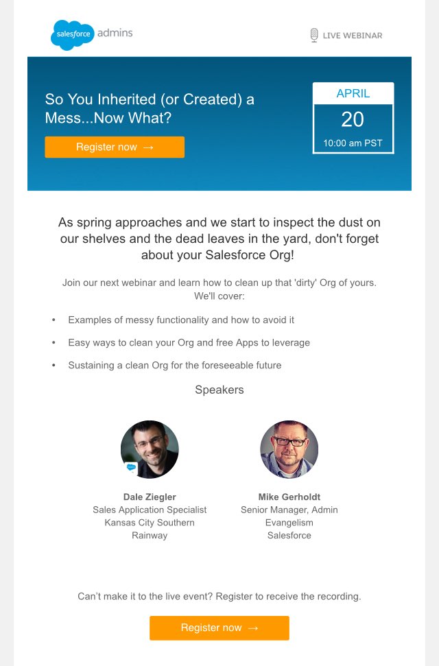 SaaSySeizeHer's tweet image. Looking forward to this!#AwesomeAdmin #Webinar #ButtonClickAwesome #Salesforce