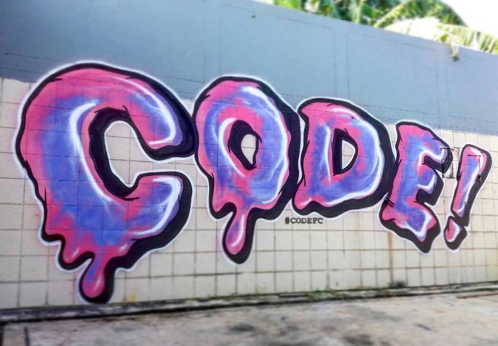 BrujaMaracc's tweet image. While waiting...#codefc #code #graffiti #lettering #splatter #font #typograffiti #bangkok #thailandstreetart #shock…