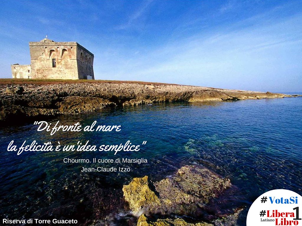 libera1libro's tweet photo. #Libera1libro #citazioni
"Di fronte al mare la felicità è un'idea semplice"
Chourmo - J. Izzo
#votasi
@torreguaceto https://t.co/krcbzotr54