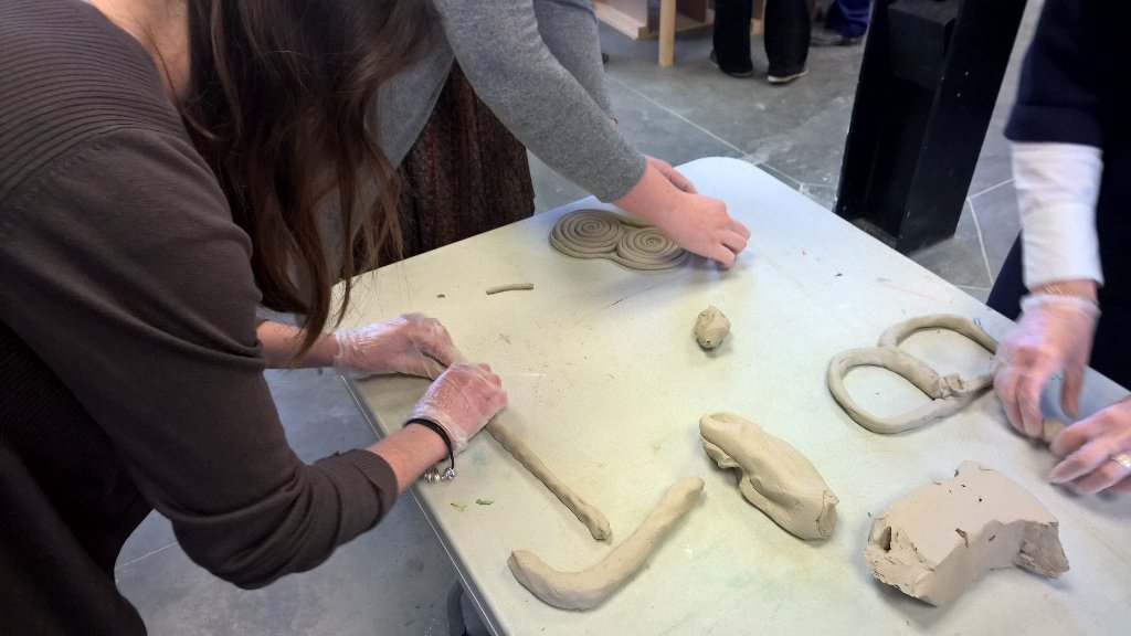 LincsOneVenues's tweet photo. The #LOV team are making #AlphabetAerobics with the #NCCDTeam @NationalCraft #VisualArt #AntonAlvarez #LOVCulture https://t.co/Ppy8dmwdP2
