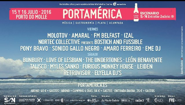 IndieEnVena's tweet photo. Y seguimos con festivales del norte con carteles geniales como el del @portAmerica https://t.co/BSYtg6BJze