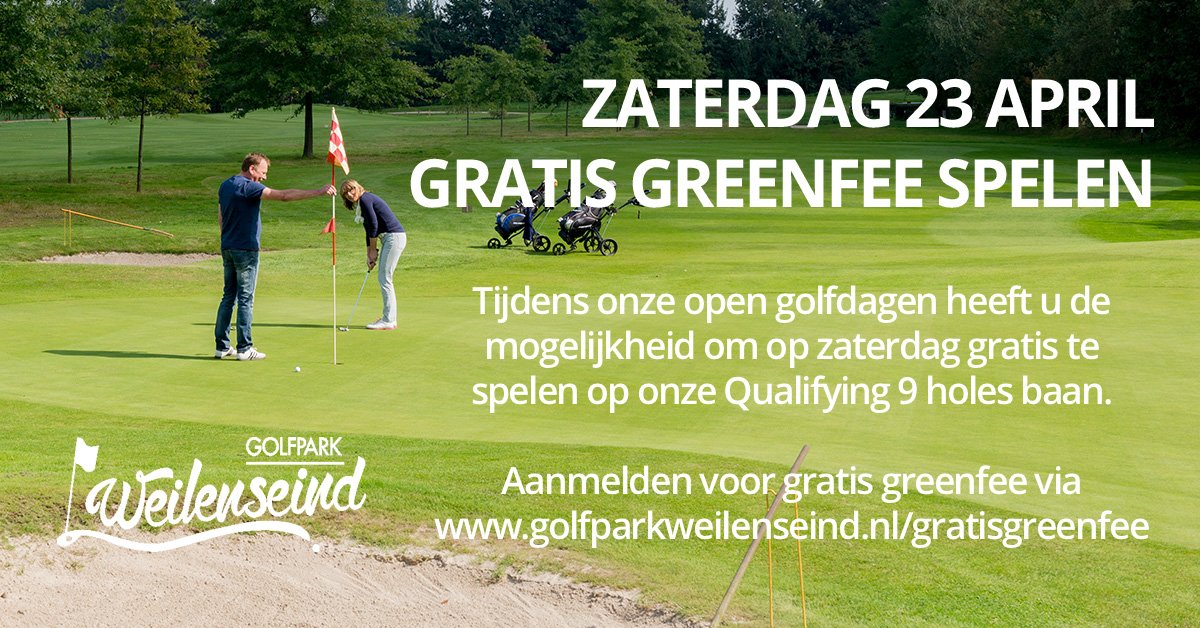 weilenseind's tweet photo. Gratis kennismaken met de baan van @weilenseind? Dat kan: https://t.co/cAEYbWruPE #opengolfdagen @NGF_ https://t.co/9mRmYchNaT