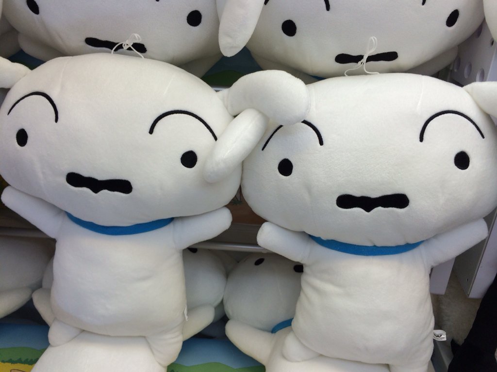 タイトーfステーション郡山アティ店 プライズ クレヨンしんちゃんから シロのでっかいぬいぐるみが入荷しましたよ 可愛いシロを是非getして下さい クレヨンしんちゃん シロ プライズ ぬいぐるみ T Co O7oswf8bm9
