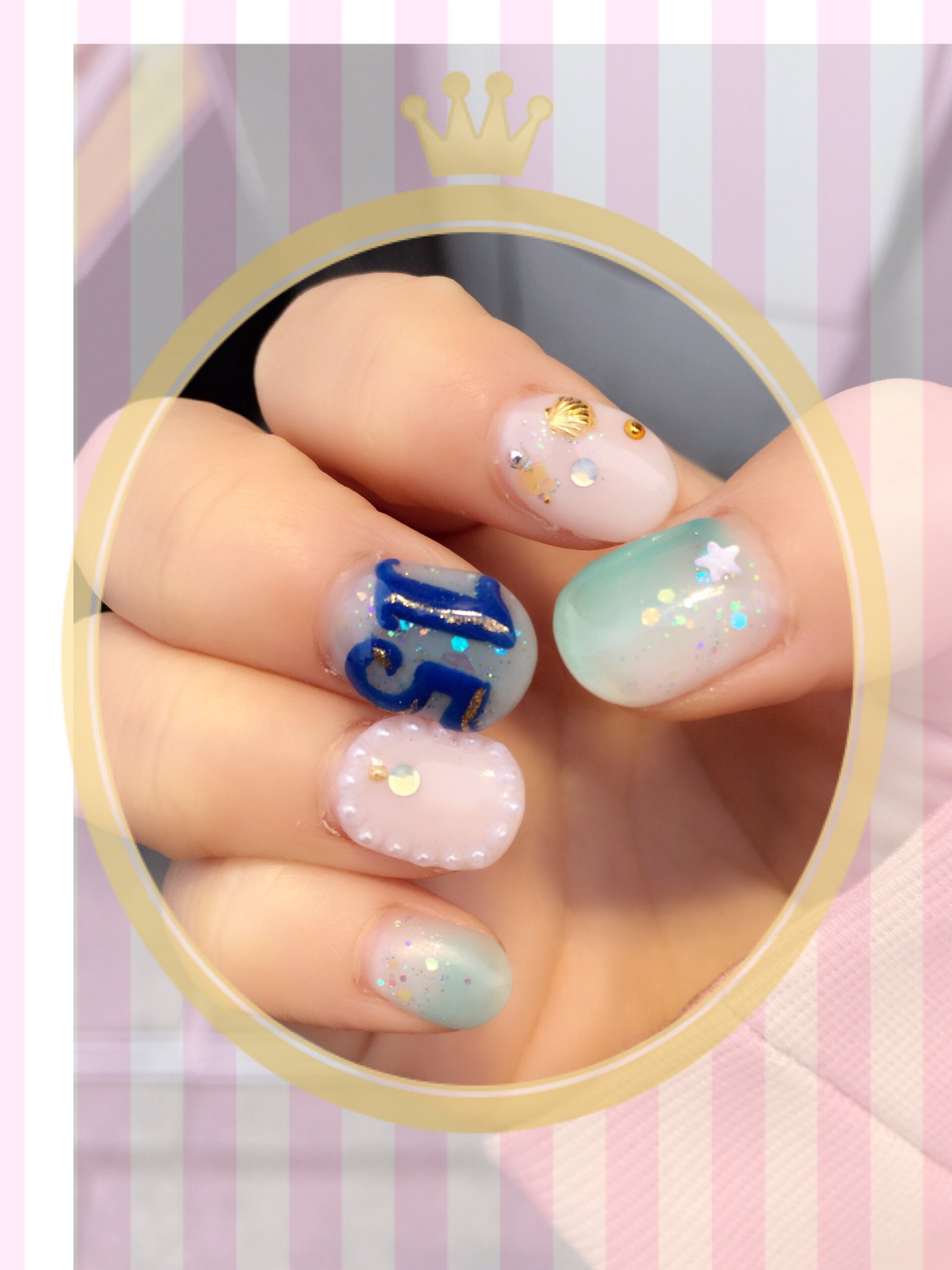 桐原マンボウ ディズニーシー15周年ネイル T Co Hwdsyevvfp