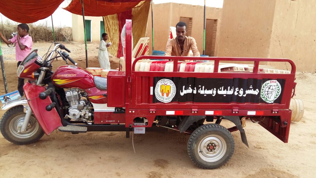 IHHen's tweet photo. In Sudan, we've provided vehicles to orphan families to help them transport water to distant places. https://t.co/wAKTy7JLB7