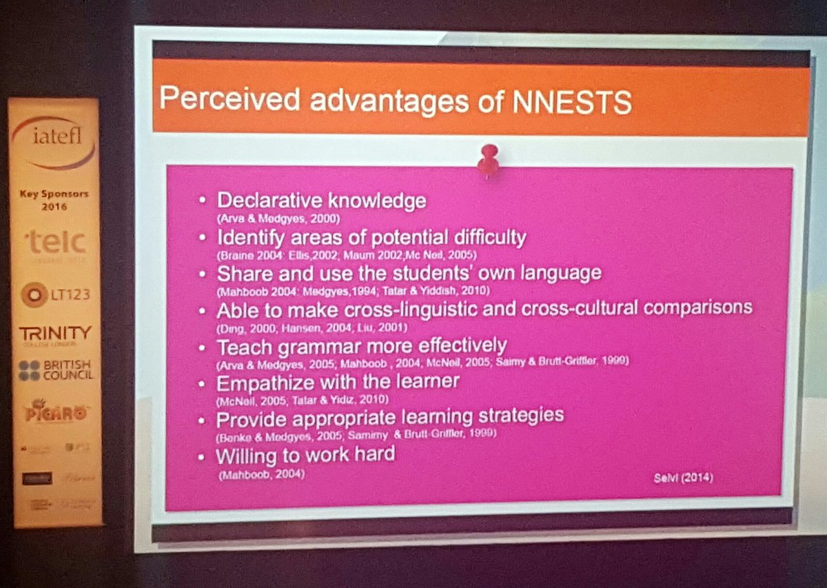 Rach_Ribeiro's tweet photo. Silvana Richardson on #NNESTs 
#iatefl2016 https://t.co/0jSxrdWz67