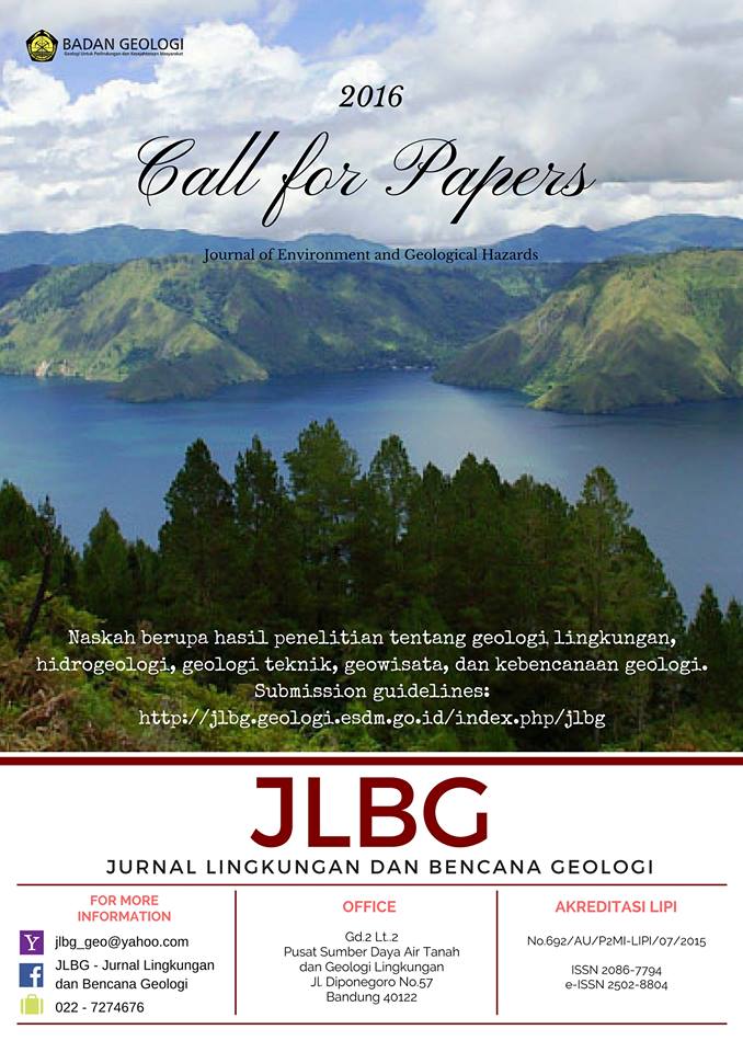 CALL FOR PAPER! 

Jurnal Lingkungan dan Bencana Geologi.