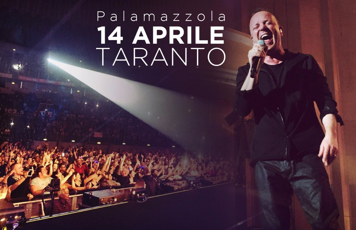 _GigiDAlessio_'s tweet photo. Taranto, siete pronti? Ci vediamo stasera! 
#MalaterraWorldTour #LaBuonaTerra #CampaniaSiCura https://t.co/x819HO7UZc