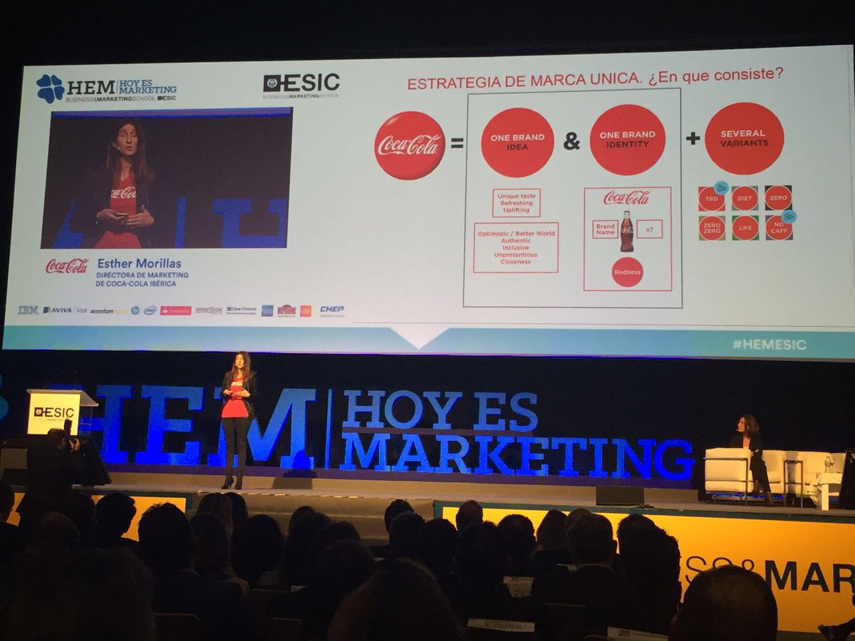 CocaColaCo_es's tweet photo. España, referente de innovación. "Lideramos a nivel global la estrategia de marca única". Esther Morillas #HEMESIC https://t.co/ScL2Y2Dumc