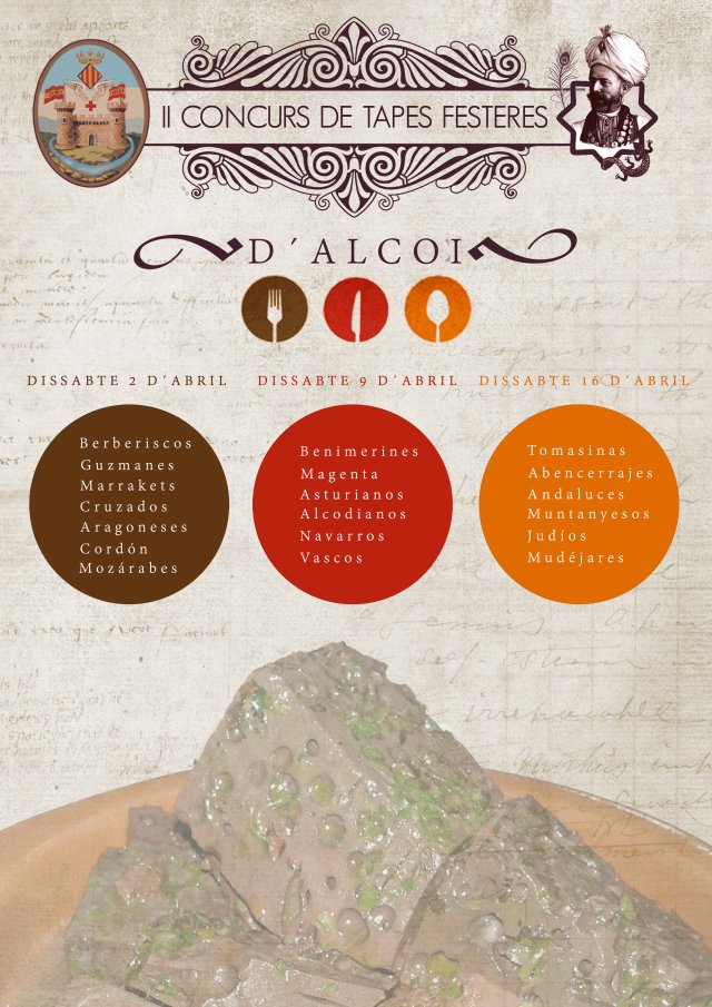 II Concurs de Tapes Festeres d'Alcoi @ac_samarita <a href="/ykeagoyo/">ykeago</a> <a href="/morosicristians/">Moros y Cristianos ➕</a> bit.ly/1UrlyDL <a href="/AlcoyTurismo/">Alcoy Turismo</a>