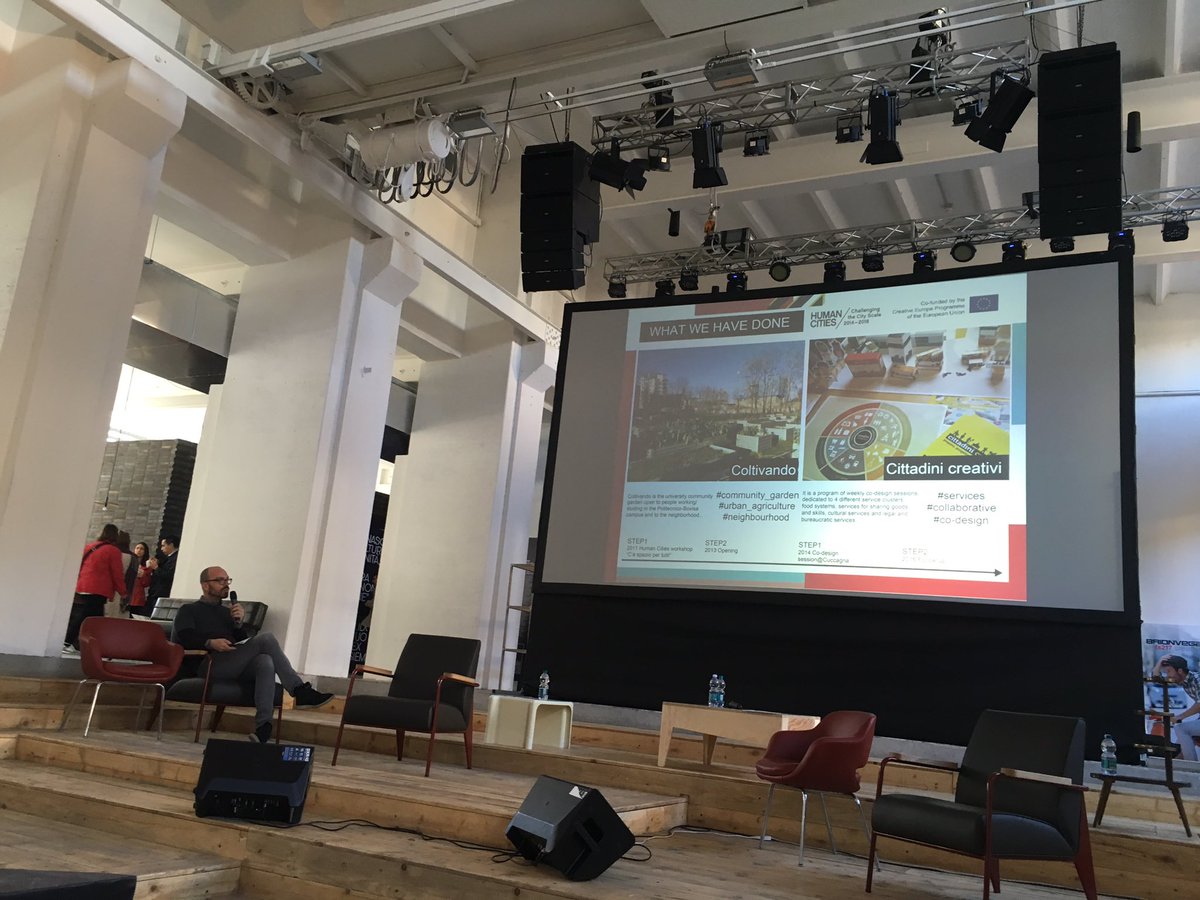 DESISpolimi's tweet photo. @davide_fassi describes #Codesign activities with local communities done in our @desisnetwork Lab @HumanCitiesEU https://t.co/Y623732vRM