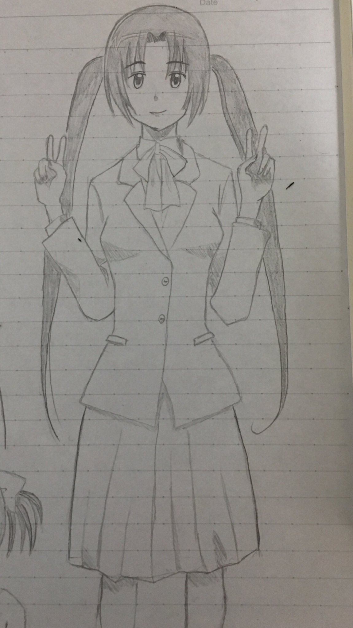 ヒナ 生徒会役員共の津田コトミを描いてみた 案外簡単で上手く描けたんじゃないかな 生徒会役員共 津田コトミ T Co Xufvig5in8 Twitter