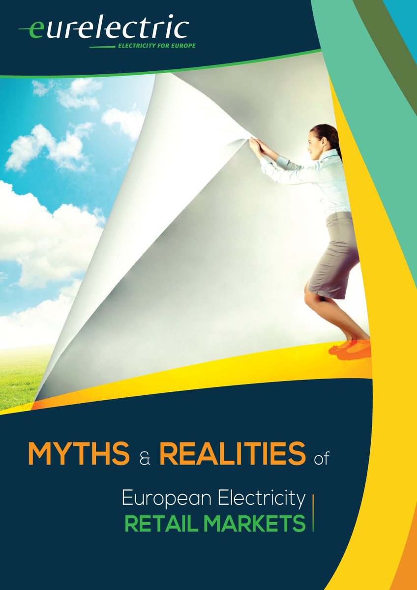 Eurelectric's tweet image. EURELECTRIC publishes Myths &amp;amp; realities of European electricity retail markets. Take a look: ow.ly/10DpJI