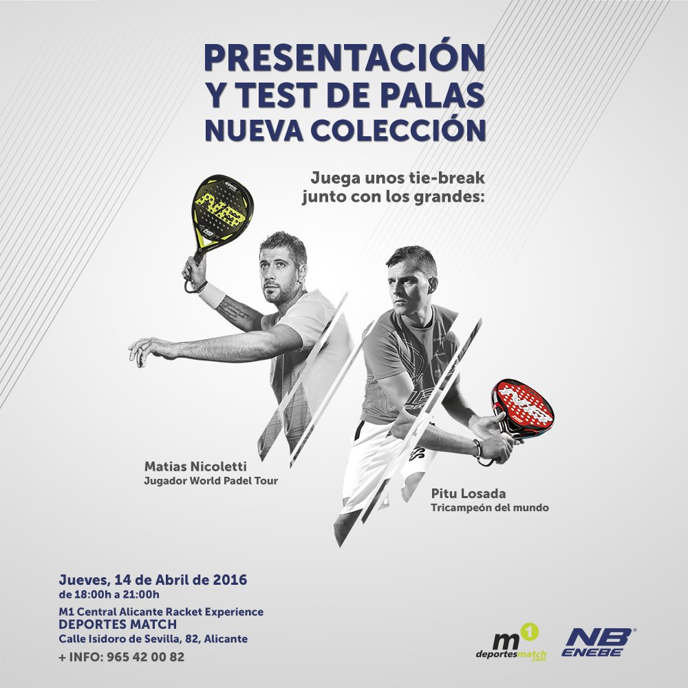 Inscríbete en el evento de la Presentación Enebe Padel. ¡Habrá muchas sorpresas! bit.ly/PresentacionEN… #enebepower