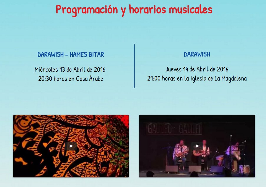 ¡HOY JUEVES: Entrada gratuita en la actuación de #Darawish en la "Iglesia de la Magdalena" a las  21.00h!