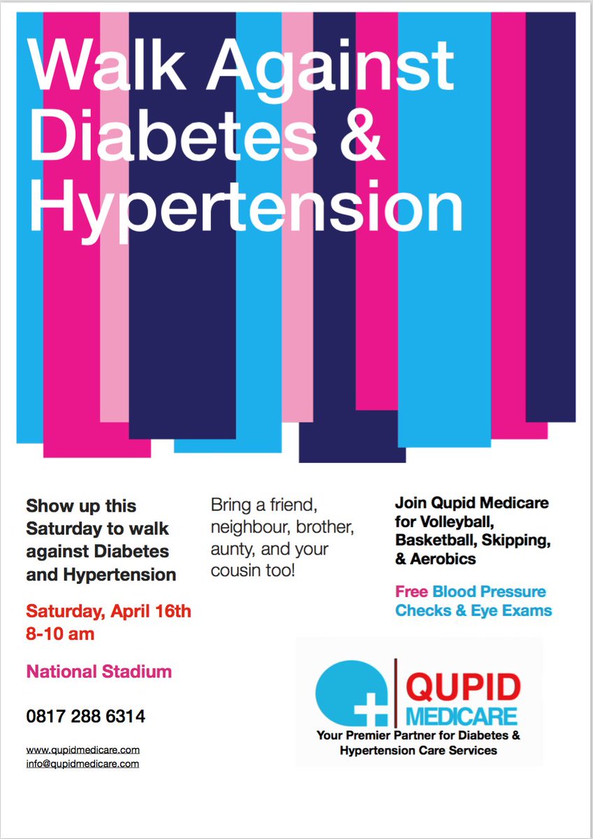 qupidmedicare's tweet photo. Awareness campaign for Diabetes and Hypertension https://t.co/R1eTeFHtfr